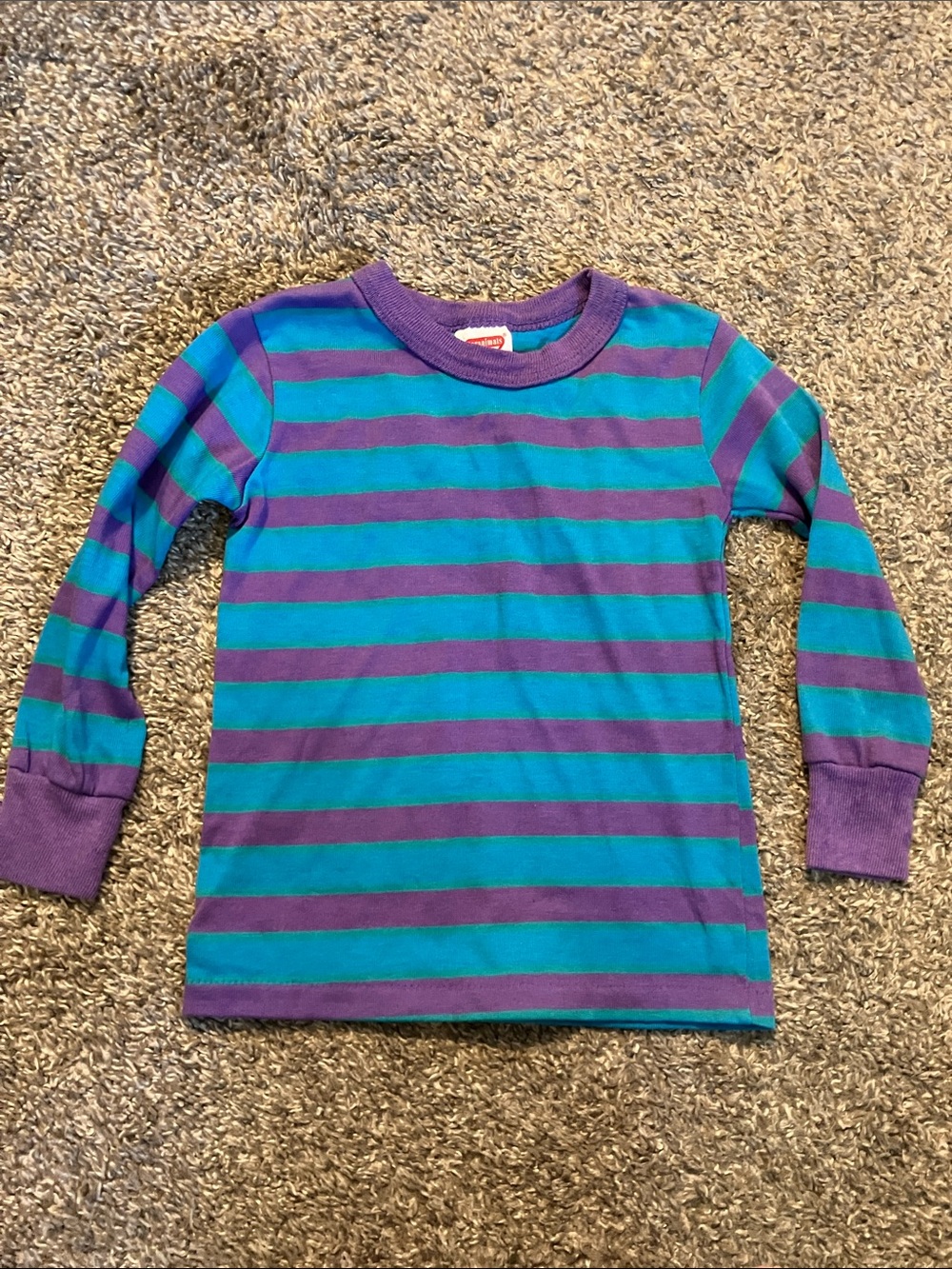 Vintage Garanimals Long Sleeve Kids Shirt size 3T Made in USA